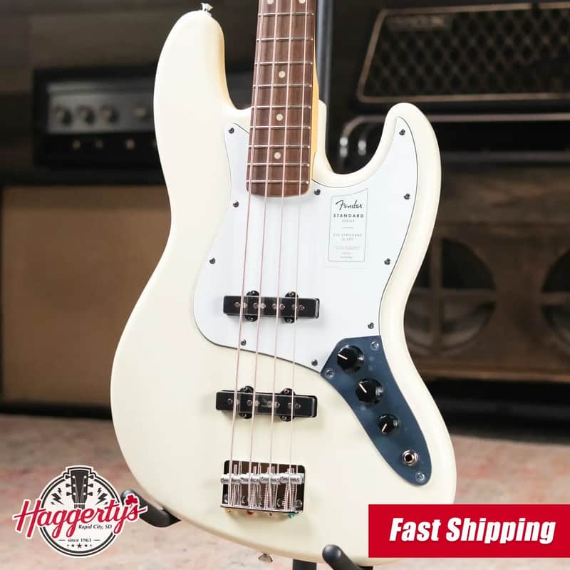 Fender Standard Jazz Bass - Olympic White image 1