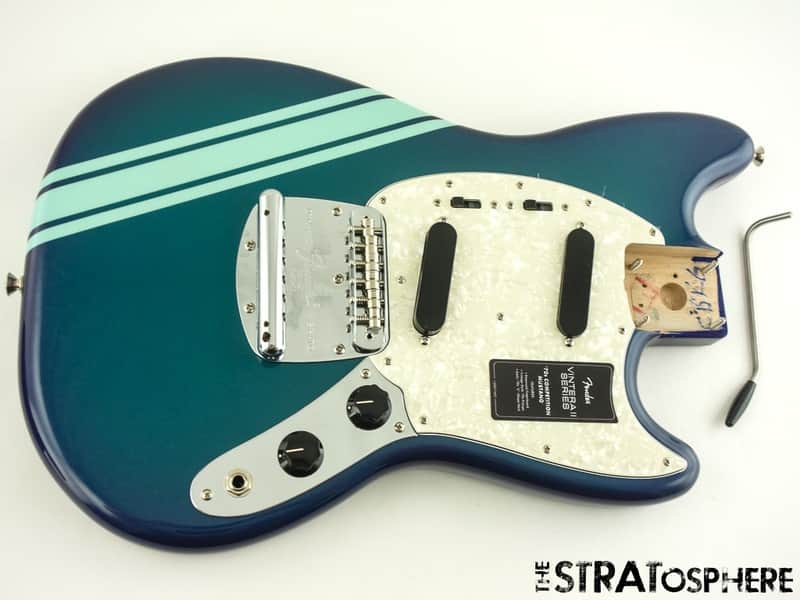 Fender Vintera II 70s Competition Mustang Series LOADED BODY Alder Burgundy image 1