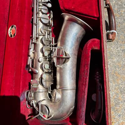 Conn New Wonder Series II "Chu Berry" Alto Saxophone 1928 , Silver Plated w/Gold Wash Bell image 1