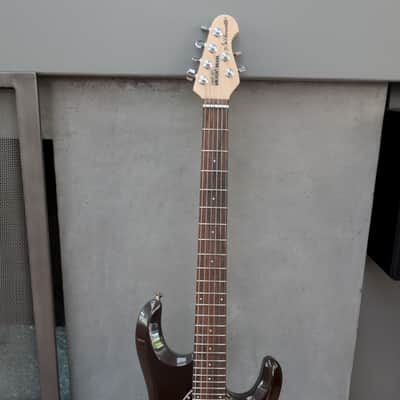 Ernie Ball Music Man Silhouette Custom Finish Brown owned by Aly & AJ image 4