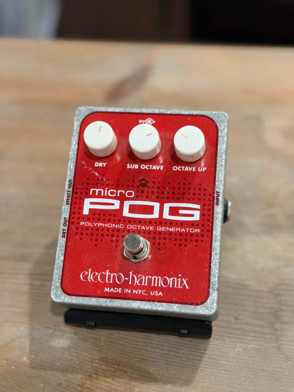 Electro-Harmonix Micro POG Polyphonic Octave Generator 2007 - Present - Red / Gray image 1