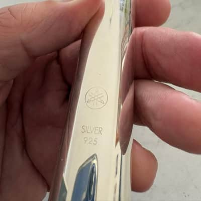 Yamaha YFL-481 Intermediate B-Foot Flute 2010s - Silver image 20