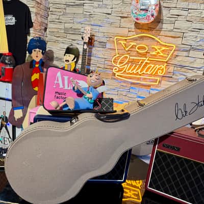 Nik Huber LEFT HANDED  KRAUSTER II “ Custom Shop” KORINA &  Super Flame Top  2016  Charcoal Black image 25