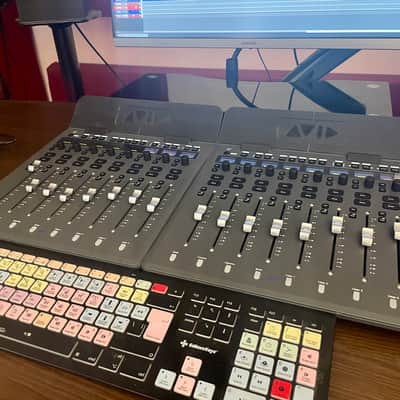 2 x Avid S1 8-Fader EUCON Desktop Pro Tools Control Surfaces image 4
