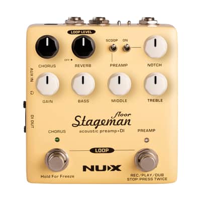 Immagine NUX NAP-5 Acoustic Pre-Amp w/ 60 Second Looper Pedal - 1