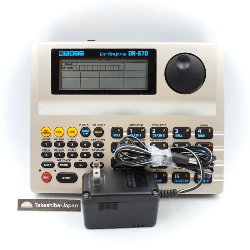 Boss DR-670 Dr. Rhythm With Power Supply Drum Machine BS08105 image 1