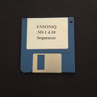 Ensoniq SD-1 version 4.10 Sequencer OS floppy for 32 voice SD1 system disk
