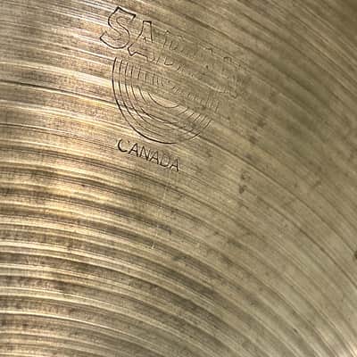 Vintage SABIAN 14" AA Regular Hi-Hat Cymbals PAIR 1985-2001 - Natural Patina image 9