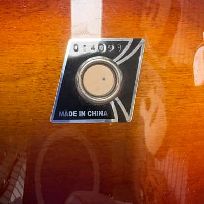 Tama Artwood Custom 14"x4" Snare Drum - Golden Sunset (Used) image 5