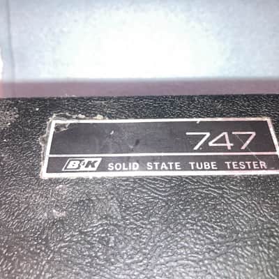B&K Model 747 Tube Tester with Documentation image 3