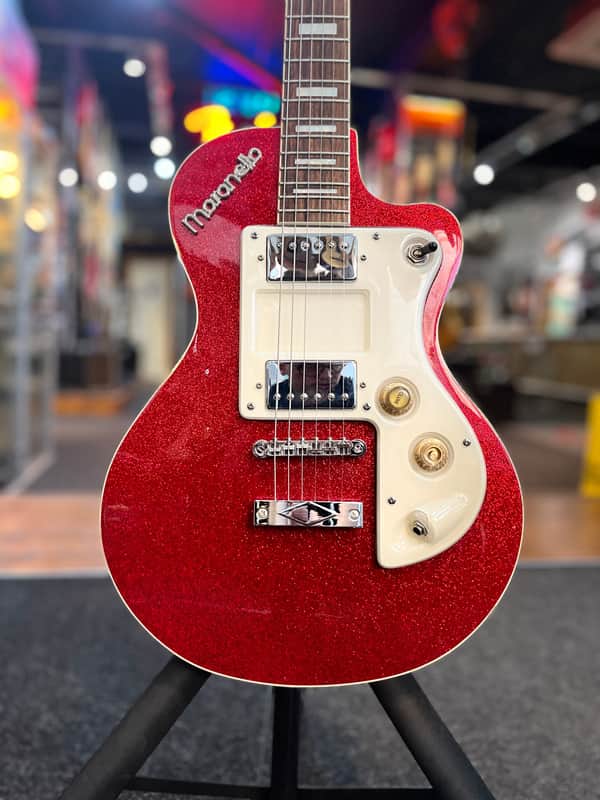 Italia Maranello Classic Electric Guitar (Red Sparkle) | Reverb