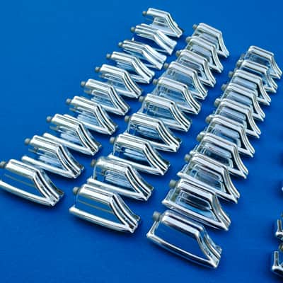 Rogers Beavertail Lugs Lot of 48 Tom Snare Bass 70s image 7