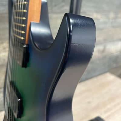 Kiesel Osiris Headless 6-String Electric Six String Translucent Dragon Burst Guitar #1414 image 8
