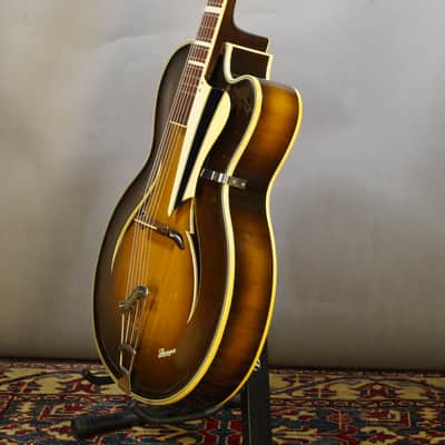 Sampo Archtop 1950s - Chocolate Sunburst made In Germany image 12
