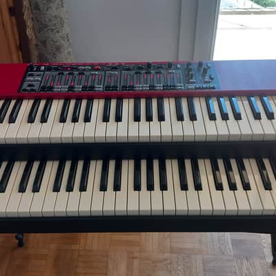 Nord C2 Dual 61-Key Manual Combo Organ 2009 - 2013 - Red image 3