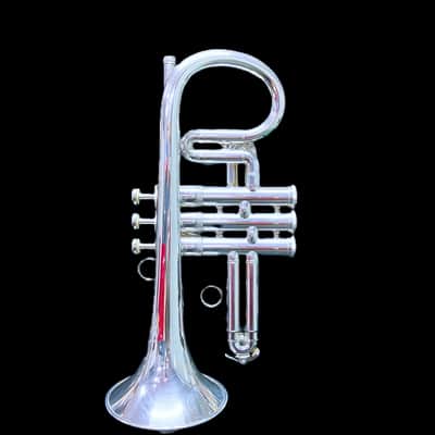 Besson Boosey & Hawkes Sovereign Cornet • Silver-Plated Eb image 6