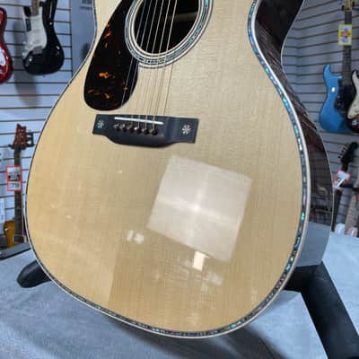 Martin 000-42 Modern Deluxe Left-Handed Acoustic Guitar - Natural W/OHSC & PLEK*D #368 image 3