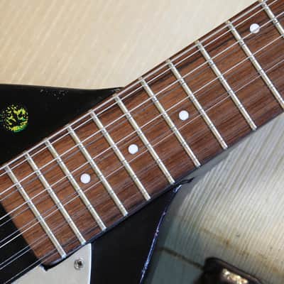 Danelectro Teardrop Bellzouki 7010 2 Pickup Electric Guitar Black Space + HSC image 8