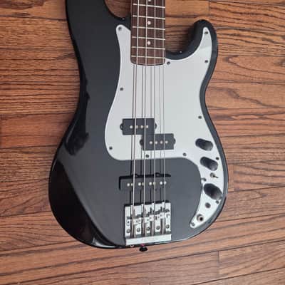 Fender "Squier Series" Standard Precision Bass Active with Rosewood Fretboard 1992 - 1996 - Black image 1