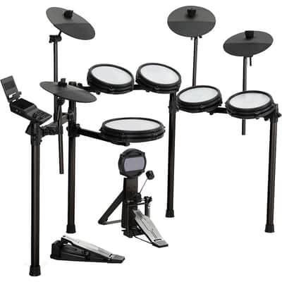 Expanded Electronic Drum Kit With Mesh Pads & Bluetooth image 1