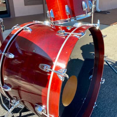 Ludwig Classic Maple 6ply Series 90's USA Mahogany Natural Finish. image 14
