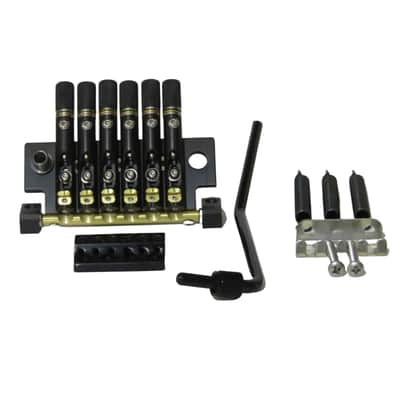 Nova Guitar Parts 6-String Headless Tremolo Bridge - Black image 2