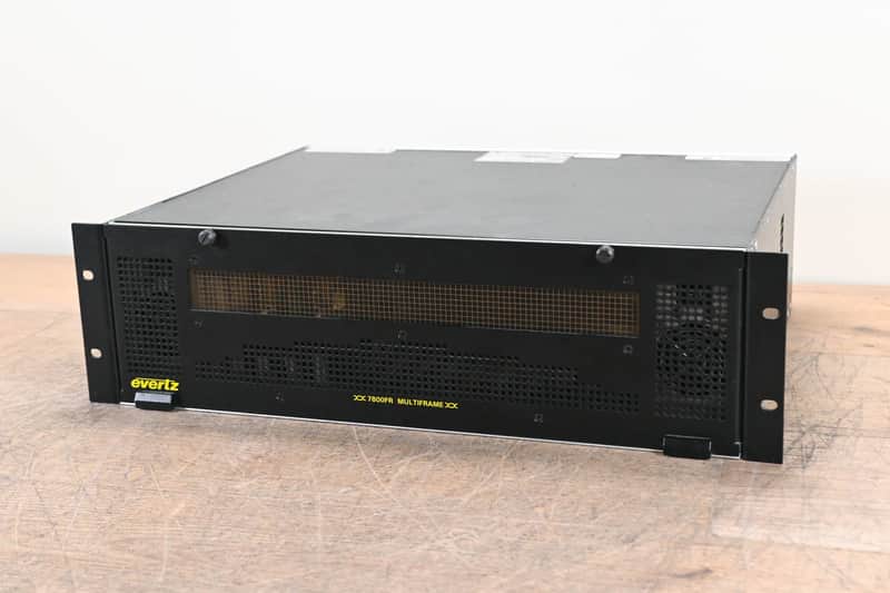 Evertz 7800FR 3RU Rack-Mountable Multiframe with Cards | Reverb