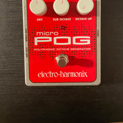 Electro-Harmonix Micro POG Polyphonic Octave Generator 2007 - Present - Red / Gray image 1