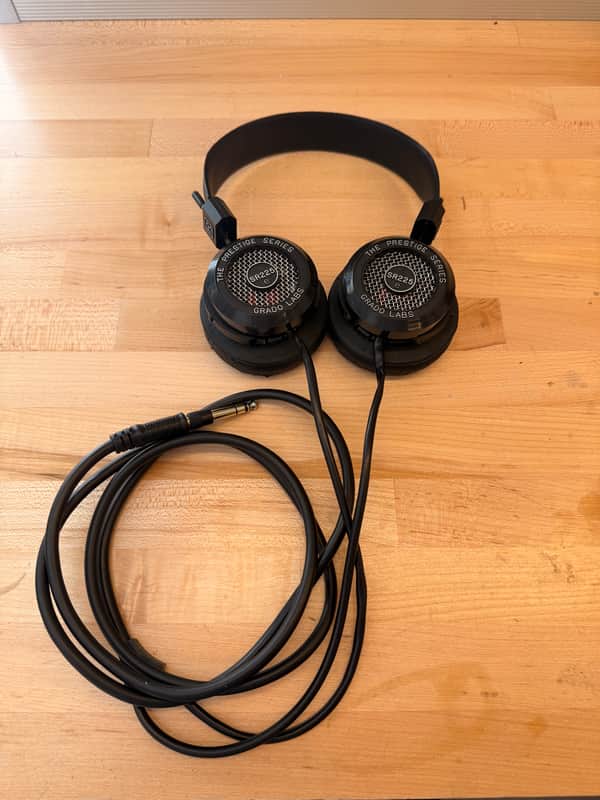 Grado Labs SR225e Open-Back Headphones 2010s - Black image 1