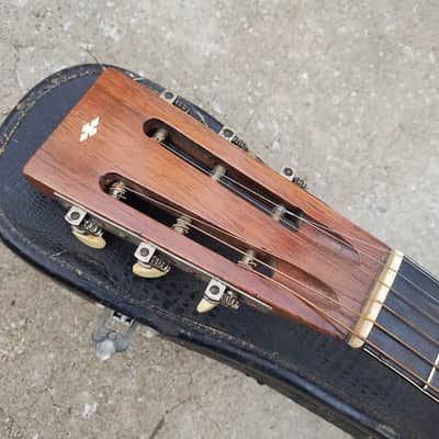 Vintage 1920's Supertone All Mahogany Parlor Guitar - Very Rare!  Gorgeous! image 5