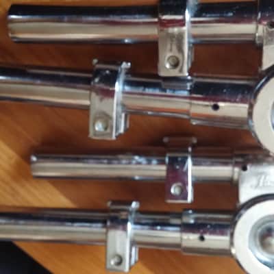VINTAGE Pearl Tom Mount Arms  80s PAIR 4 MEMORY LOCKS All Original image 8