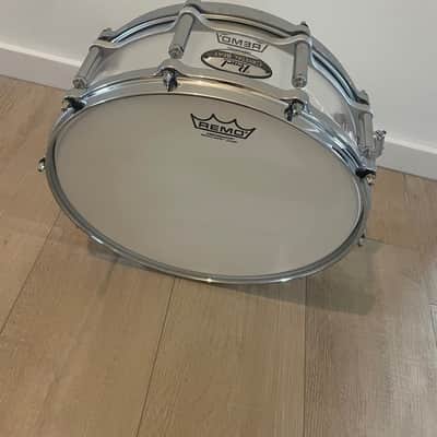 Pearl CRB1450S/C733 Crystal Beat 14x5" Snare Drum Frost Acrylic image 4