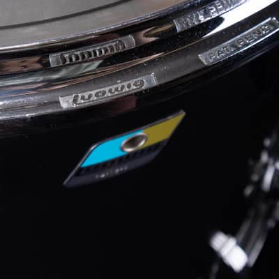 Vintage 1980s' Ludwig Power Toms Kit - Black image 11