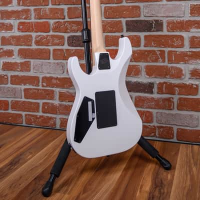 ESP Custom Shop M-II HSS Snow White with Queensryche Triryche Empire Logo 2026 w/OHSC image 6
