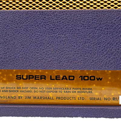 Marshall 1959LTD Super Lead 100W Head — 1994 Purple Jimi Hendrix Edition image 7