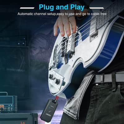 LEKATO 5.8G Wireless Guitar Bass System Transmitter Receiver 4 Channels image 6