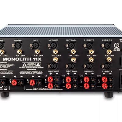 Monoprice Monolith 11 Channel (3x200 + 8x100W) Multi-Channel Home Theater Power Amplifier image 4