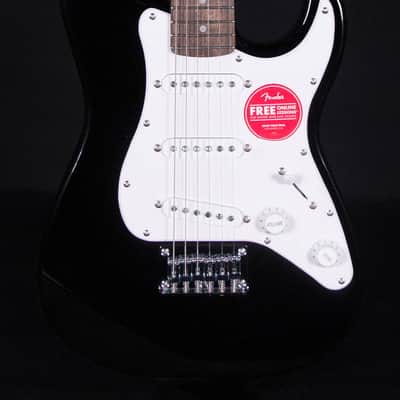 Squier Mini Stratocaster, Laurel FB, Black image 1