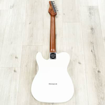 Mint Schecter 1732 Nick Johnston Signature PT Guitar, Ebony Fretboard, Atomic Snow image 5
