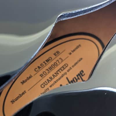 Korean Epiphone Casino EB (Peerless built) 2003 - Ebony image 4