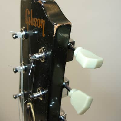 Vintage 1977 Gibson L-6 Electric Guitar w/ Case Black image 13