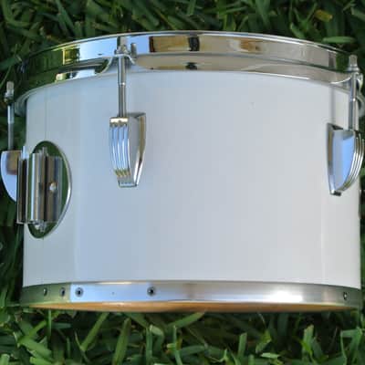 RARE! 1970's LUDWIG (Chicago) 10" WHITE CORTEX CONCERT TOM for DRUM SET! RM118 image 5