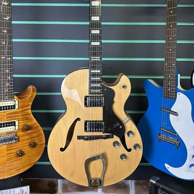 Hagstrom HJ500 Gloss Natural 2006 Hollow Body Electric Guitar image 2