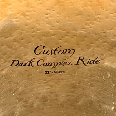 LIKE NEW!! 22” Zildjian K CUSTOM DARK COMPLEX Ride 2543g STUNNING image 2