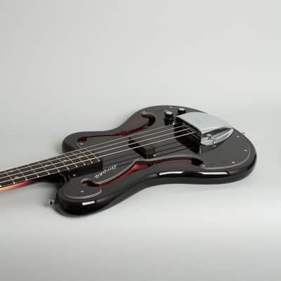 Ampeg AMB-1 Electric Bass Guitar (1969), ser. #000585C, original black hard shell case. image 7