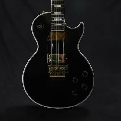 Gibson Custom Shop Les Paul Axcess Custom w/ Ebony Fingerboard Floyd Rose Gloss Ebony - LPXC7EBGF1E 348 image 9