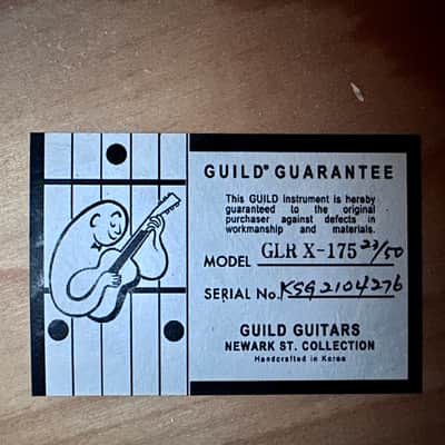 Guild X-175 FW – Limited Edition (#23/50) image 2