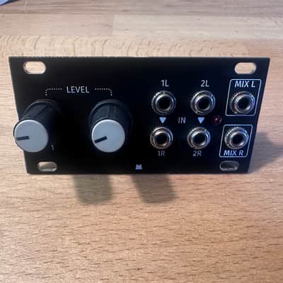 Intellijel Stereo Mixer 1U Mixer Black Mork Panel Eurorack Synth Module image 2