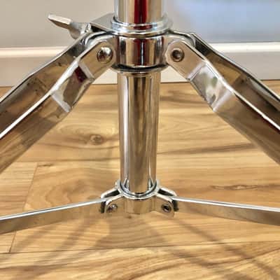 DW DWCP9900 9000 Series Heavy Duty Double Braced Dual Tom Stand, Cymbal, Chrome image 6