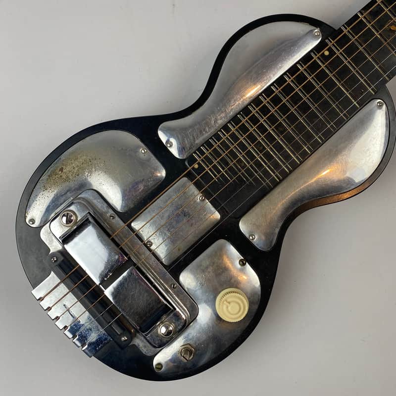 Rickenbacker  ( Rickenbacher) Electro -6 String - Lap Steel - Black with Chrome panels  40's? With  OHSC image 1